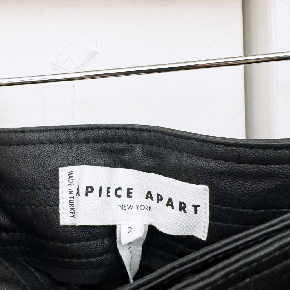Apiece Apart Monterey Leather Pants in Black (Size 2) - Picture 9 of 13